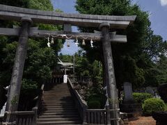 町名になった山田氏が近江出身であることを表す神社。