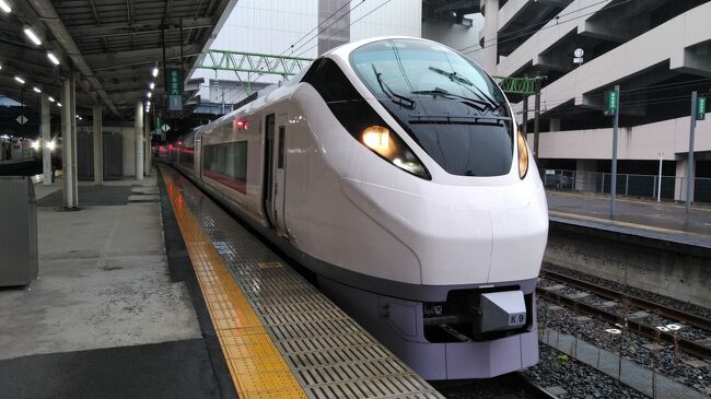 仙台から原ノ町までは特急「ひたち26」号に乗車します。<br />国府多賀城駅でカシオペア回送を撮影したので普通列車で東京まで帰ると0路を過ぎてしますので特急課金です。