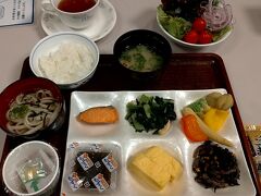 ホテルでの朝ごはん。
和食も種類が多くておなか一杯になりました。
この日は友達も合流して倉敷１日観光予定です。