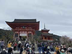 25分ほどで清水寺に到着。
平日でしたが、海外からの観光客がたくさんいました。