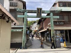 翌日は、ホテルを8時半にチェックアウトし、横浜駅から国道1号線を走り江ノ島へやって来ました。
2年半ぶりの江ノ島。
江島神社の青銅の鳥居をくぐり、島の山頂を目指します。