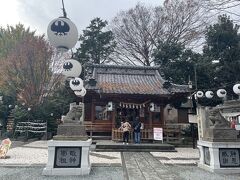 お次に行ったのは川越熊野神社⛩
足ツボとかあって、結構広い境内です。