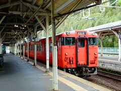 ８：０８、宍道駅に到着、下車します