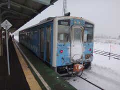 釧路から2時間半、根室へ着いた。
車窓は吹雪、車内は満員。おまけにロングシート。なかなかの修行であった。
今回は時間の都合上、せっかくの根室なのに乗って来た列車で折り返す「根室タッチ」なのである。一般人には到底、理解されないが、これが「乗りつぶし魂」なのである(えらそうに言うな）