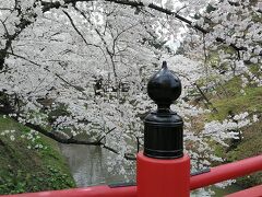 橋に桜(^^)