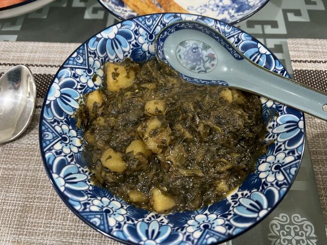 ほうれん草のカレーかな