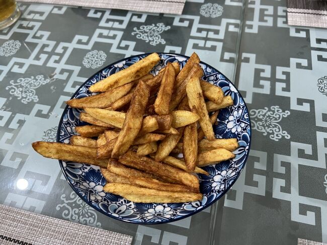 毎日出たのは地元でたくさん採れるジャガイモのフライ