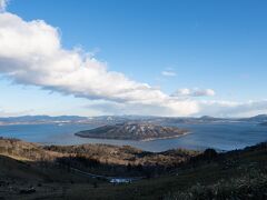 屈斜路湖。美幌峠からきれいに見えます。冬なので空気もきれいです。