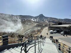 10:20 大涌谷に到着。