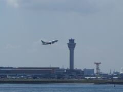 羽田空港が見えます。