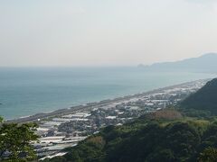 日本平ロープウェイからの眺めです。
海岸線が見渡せました。