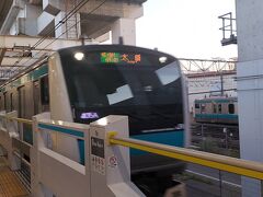 地元東十条駅を5時4分発のJR京浜東北線南行で出発。