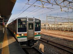 高崎駅でＪＲローカル線に乗り換え、更に新前橋駅で無事に吾妻線に乗り継ぐことができました(^^)

うむ、順調、順調…