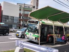10時14分、千鳥橋バス停で下車。