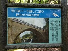 金山橋と板井手の滝（姶良市）
橋の渡口に広くりっぱな駐車場あり
龍門の滝の近く、鹿児島空港の北なので、飛行機出発の時間調整にもなる