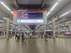 梅田駅到着
ここから阪神百貨店へと