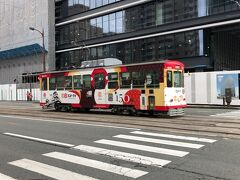 熊本市内を走ります。