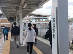 9時59分、女川駅到着。