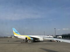 函館空港に到着。