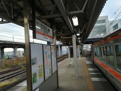 終点の枇杷島駅に到着しました。

所要時間は、わずか16分でした。