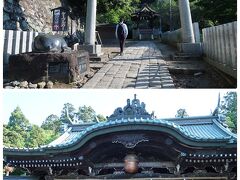 筑波山神社付近の市営駐車場はいくつかありますが、登山口からは少し離れた第3駐車場に停めました。7時少し過ぎで6，7割くらい。
駐車料金：500円

先ずは筑波山神社へ。
筑波山神社は三千年以上の信仰の歴史を持つ霊峰「筑波山」を御神体と仰ぐ古社だそうです。

