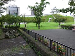 宇都宮城址公園。かつてここにお城がありました。天守閣がなく、再建もされていません。