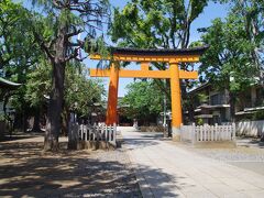 旗岡八幡神社　お参りしました。