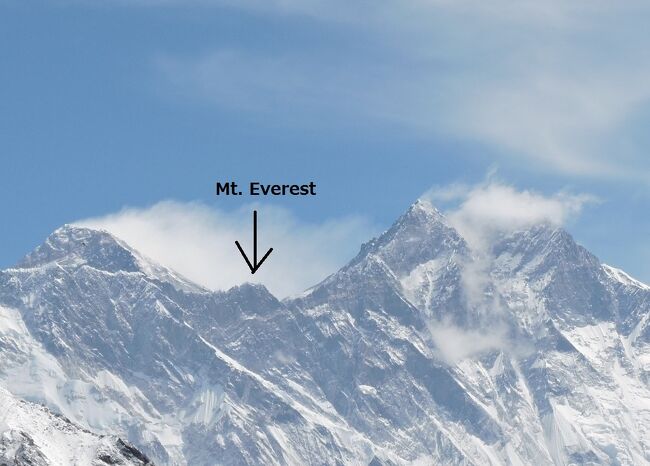 エベレスト街道で眺めたヒマラヤの山々と景観（2）』エベレスト
