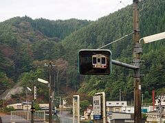 田野畑駅。
宮古から上は海岸線よりも山の中を通っているようです。