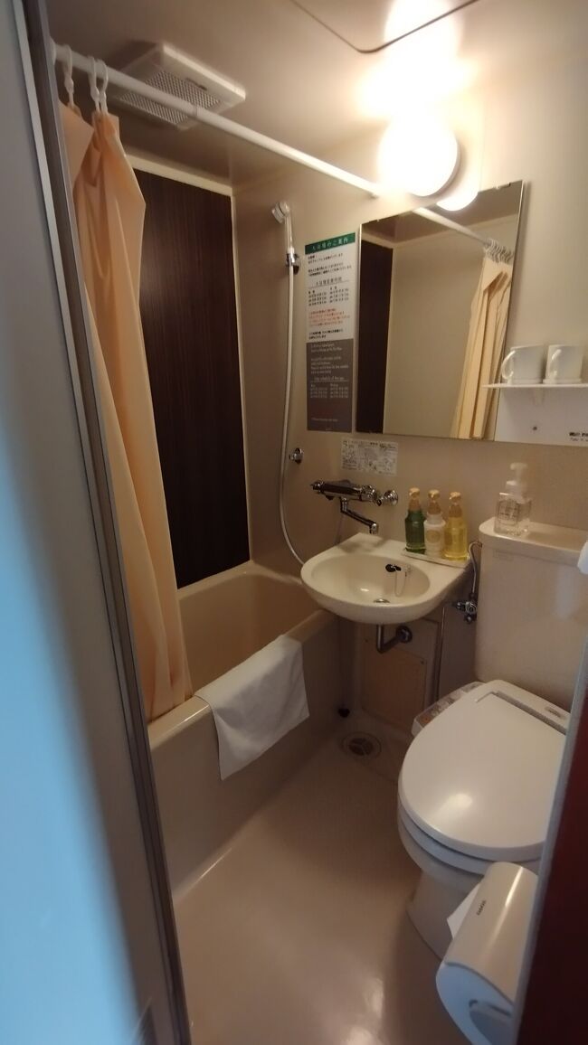 水廻りも狭いですが、大浴場があるので問題無いです