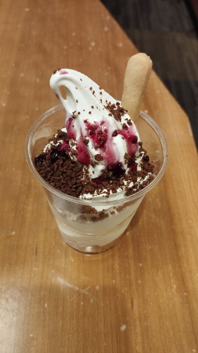 ソフトクリームも無料ですよ