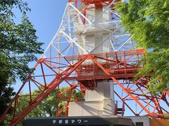 八幡山公園には宇都宮タワーがありました。
