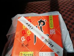 ちなみに、こちらは都城の名物弁当である「かしわめし」です。
先ほど、チキン南蛮カレーを食べたばかりだったので、プチサイズを頼もうとしたらプチサイズはなく、このまま帰るのも・・・だったので、普通サイズを買ってしまったという。もちろん、美味しくいただきました。この日の昼ごはんは2食分平らげました。