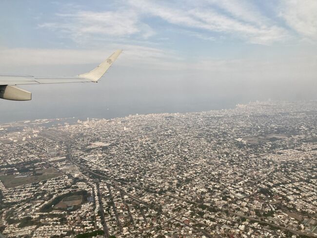 aeromexicoの機体がエンブラエルで、帰りは乱気流でめちゃ揺れて怖かったです。<br /><br />ベラクルスのローカルフードが全然食べられなかったのは残念・・・<br />また来たい！