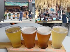 すると外に出て、Tap Room発見
中には3人いてビールを飲んでいた
すると、そのうちの1人が店員だった