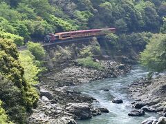 　　　　タイミングよく、トロッコ列車きたぁ～ヽ(´▽｀)/