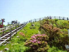 雲仙循環道路に入り、仁田峠第二展望所へ。駐車場から上がります。