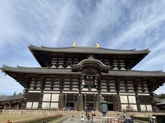 前回見たばかりだけどスルーはできないので。

東大寺の大仏殿は何度見ても素晴らしいですね。
壮大で毎回感動します。