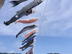熊野灘を望む三重県熊野市の七里御浜海岸では、GWの5月5日のこどもの日まで、4年ぶりに「泳げ！鯉のぼりくん」のイベントが開催され、世界遺産「獅子岩」近くから約１キロにわたって約２５０匹のこいのぼりが風にたなびき、見事なお泳ぎを見せてくれていました。