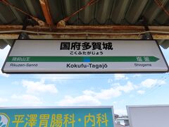 国府多賀城駅で下車しました。目的はもちろん、日本100名城です。