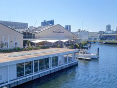 ふれあい橋から見たT.Y.HARBOR(アメリカンレストラン)
日曜日ということもあってか、賑わっていました。
ここでランチにしてもよかったんだけど、いいお値段だったので雰囲気を味わうだけにしました(笑)
意外と欧米のお客さんが多かったですね。