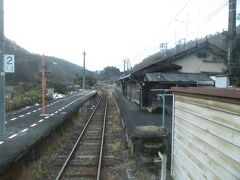 2022.12.30　三次ゆき普通列車車内
備後矢野も交換設備が残されている。
