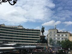 戦車もたくさん広場に集まってきたー