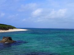 続いて大好きな西の浜へ
相変わらず黒島ブルーが素敵なところだ！(#^^#)