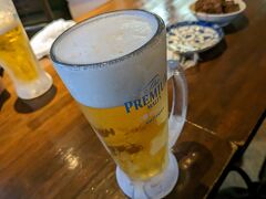 生ビールで乾杯！