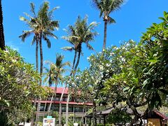 Holiday Inn Resort Baruna Bali
www.barunabali.holidayinnresorts.com

今日はsatちゃんとmilkちゃんは帰国です。
空港へ行く前に一緒にランチしてからお別れです。この日も車をチャーターしておきました。

ウブドではジャングルだったので最後に海の雰囲気をと思い、ビーチのあるレストランを予約しておきました。

