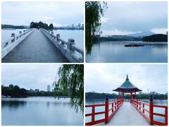 最終日は終日雨の予報
元々、博多の街をぶらぶらするつもりでした。

お昼は水炊きのお店を予約しており、大濠公園の近くにあるので、傘をさしながら先ずは公園を散策。
どんよりとしています。
お天気だったら気持ちよいのになぁ。

