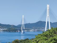 生口島と大三島を結ぶ、多々羅大橋です。