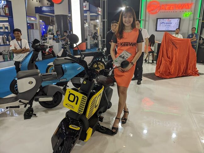 こちらはハンガリーのKeeway。<br />ハンガリーはEV産業が盛んです。