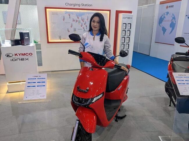 台湾のキムコ(光陽工業)。<br />